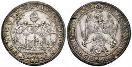 Germany. Augsburg. Ferdinand II. 1 thaler. 1626. (Km-27.2). (Dav-5024). Ag. 29,11 g. Small planchet flaw on reverse. Toned. This coin is exempt from a...