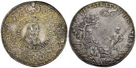 Germany. Braunschweig-Calenberg-Hannover. Georg Wilhelm (1648-1665). 1 1/4 thaler. 1662. Zellerfeld. H-S. (Km-74.1). (Dav-6532). Ag. 36,01 g. Attracti...