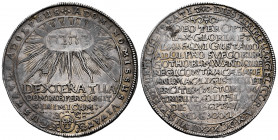 Germany. Erfurt. Gustav II, Adolph (1631-1634). 1 thaler. 1632. (Km-59). (Dav-4546). Ag. 28,85 g. This coin is exempt from any export license fee. Cho...
