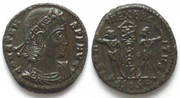 CONSTANS. As Augustus, AE Minutus, 16mm, AD 337-340, Siscia mint, 1st officina, BU!!!