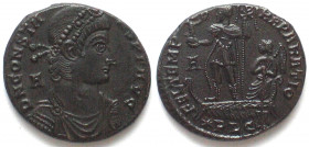 CONSTANS. As Augustus, AE Maiorina 22mm, Lugdunum mint, AD 349, UNC!