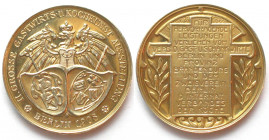 GERMANY. Empire, Berlin, 2nd Great Gastronomy & Culinary Exhibition 1908, Gold medal, 33mm, probably unique!
