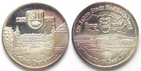 GERMANY. Federal Republic, Medal 1983, 725 YEARS CITY OF BAD BERLEBURG, silver, 30mm, Proof