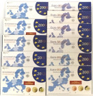 GERMANY. Federal Republic, Bulk of 11 Euro Proof Sets 2002-2012, G (Karlsruhe)