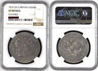 GREAT BRITAIN. 1819 LIX Pistrucci Crown, George III, silver, NGC XF Details