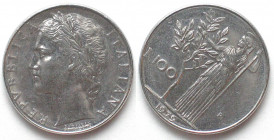 ITALY. 100 Lire 1979, steel, 30° die rotation mint error, AU, scarce!