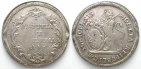ZÜRICH. Taler 1773, Silber, Erhaltung! f.vz(XF-)