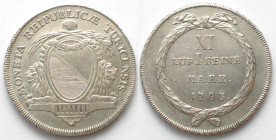 ZÜRICH. Taler 1783, Silber, Erhaltung! vz+(AU)