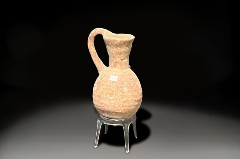 Ceramics Oil Jug, Iron Age , Israelite Kingdom period, 1200 BC to 800 BC, Time o...