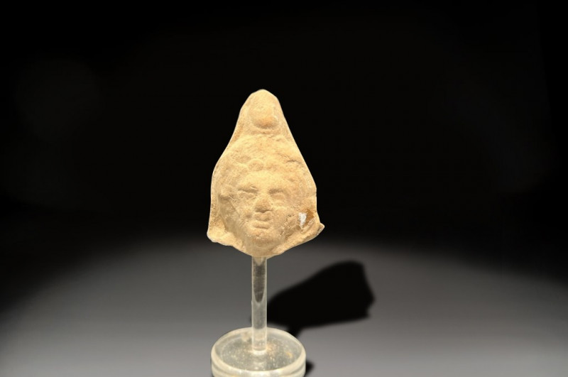 CERAMIC HUMAN FIGURINE HEAD, GREEK HELLINISTIC, 300 - 100 BC. " The pieces will ...