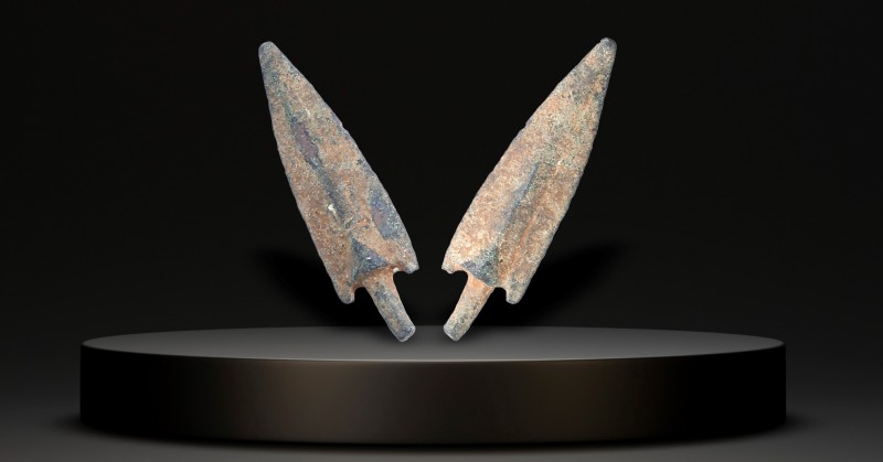 Ancient Bronze Ballistic Arrowhead, Biblical Period, Old Testament , 1200 BC- 60...