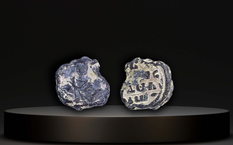 Lead Seals , Byzantine, 700 A.D. - 1300 A.D.
W: 4.2 g / D: 10 mm