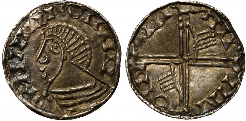 Ireland, Hiberno-Norse Kings, Phase III (1035-60), silver Penny, draped bust lef...