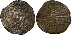 Ireland, Edward IV, second reign (1471-83), silver Halfgroat of Twopence, Issues of the Ungoverned Mints (c.1470-77), Limerick Mint, facing crowned bu...