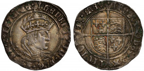 Henry VIII (1509-47), silver Groat, second coinage (1526-44), Tower mint, initial mark arrow both sides, crowned bust in profile right, Laker bust D, ...