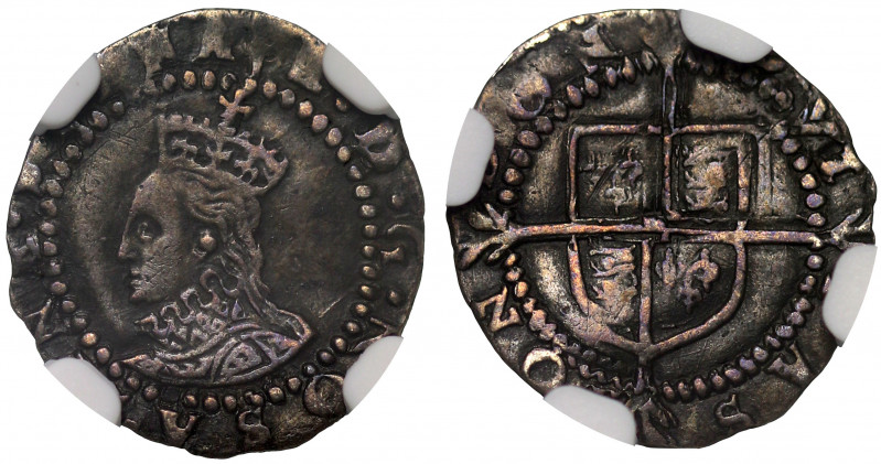 XF40 | Elizabeth I (1558-1603), silver Penny, London Mint, third and fourth issu...