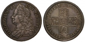 PF63 | George II (1727-60), silver proof Halfcrown, 1746, older laureate and draped bust left, legend and toothed border surrounding, GEORGIVS. II. DE...