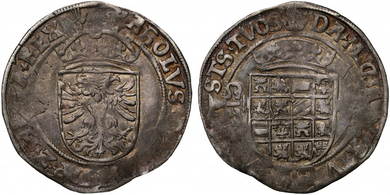 Netherlands, Duchy of Brabant, Charles V (1506-1555), silver Real d’Argent, c. 1...