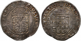 Netherlands, Duchy of Brabant, Charles V (1506-1555), silver Real d’Argent, c. 1521-1545, Antwerp mint, crowned Holy Roman Empire coat of arms centre ...