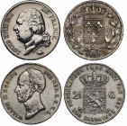 Miscellaneous World Coins (2), Netherlands, William II (1840-1849), silver 2 ½ Gulden, 1846, bare head left dividing inscription WILLEM II KONING DER ...