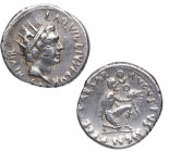 27 a.C-14 d.C. Augusto-Turpiliano. Roma. Denario. Ag. 3,87 g. RARA. Atractiva. MBC+ / EBC. Est.600.