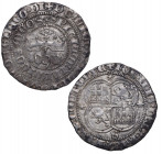 1379-1390. Juan I (1379-1390). Sevilla. 1 real. Ag. 3,16 g. Atractiva. Brillo original. EBC+ / EBC. Est.450.