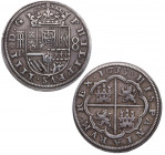 1635. Felipe IV (1621-1665). Segovia. 8 Reales. R. A&C 1606. Ag. 26,69 g. Atractiva. Brillo original. Escasa así. EBC- / MBC+. Est.1500.