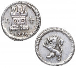 1796. Carlos IV (1788-1808). Lima. 1/4 real. A&C 107. Ag. 1,10 g. Bella. Brillo original. ESCASA. EBC+. Est.300.