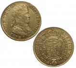 1812. Fernando VII (1808-1833). Madrid. 2 Escudos. IJ. A&C 1606. Au. 6,73 g. Muy bella. Brillo original. Muy rara y más así. SC-. Est.2800.