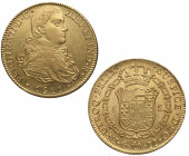 1811. Fernando VII (1808-1833). México. 8 escudos. JJ. A&C 1786. Au. 27,10 g. Bella. Brillo original. EBC+. Est.2500.