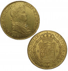 1811. Fernando VII (1808-1833). Cádiz. 8 Escudos. CI. A&C 1741. Au. 27,09 g. Muy bella. Brillo original. Muy rara y más así. SC-. Est.5000.