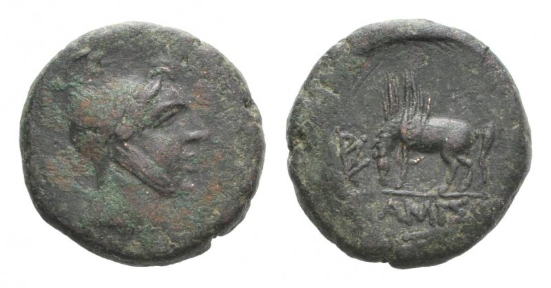 Pontos, Amisos, time of Mithradates VI Eupator, c. 85-65 BC. Æ (24mm, 13.07g, 12...