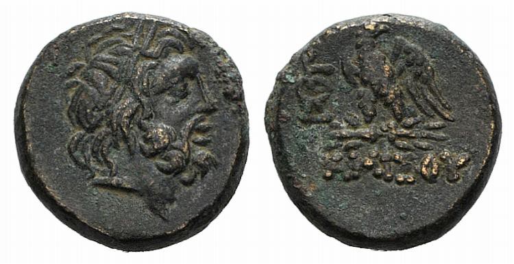 Pontos, Amisos, time of Mithradates VI, c. 85-65 BC. Æ (19mm, 9.04g, 12h). Laure...