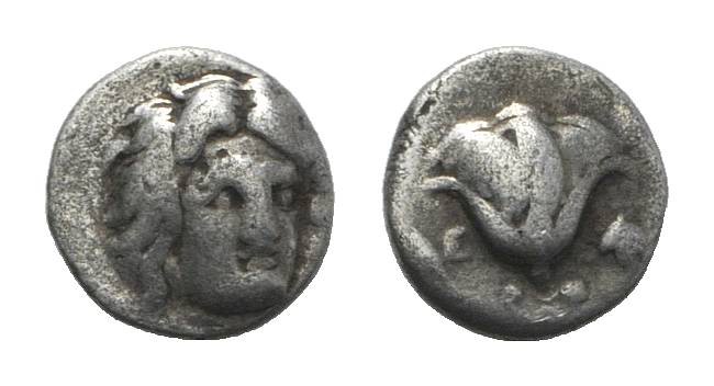 Islands of Caria, Rhodos. Rhodes, c. 305-275 BC. AR Hemidrachm (10mm, 1.53g, 12h...