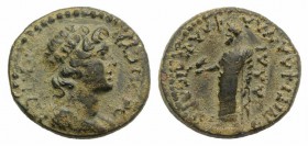 Lydia, Daldis. Pseudo-autonomous. Time of Vespasian (69-79). Æ (18mm, 3.16g, 12h). Ti. Fla. Hylas, magistrate. Bareheaded and draped youthful bust of ...