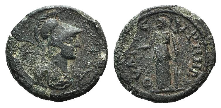 Lydia, Thyateira. Pseudo-autonomous issue, 2nd-3rd centuries AD. Æ (20mm, 3.55g,...