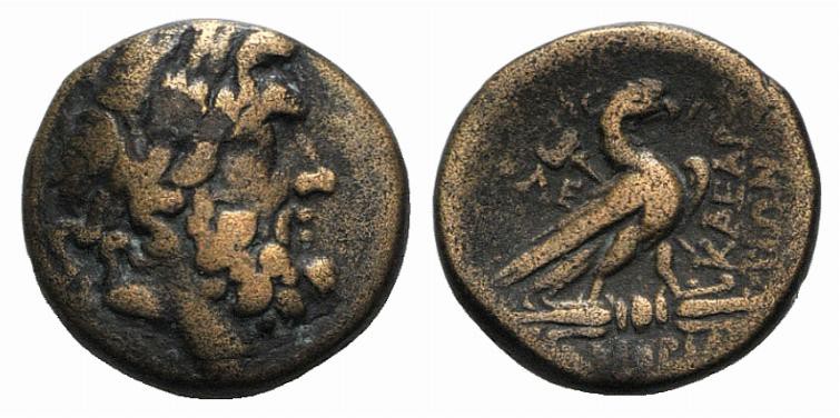 Phrygia, Amorion, 2nd-1st centuries BC. Æ (19mm, 5.49g, 12h). Klean-, magistrate...