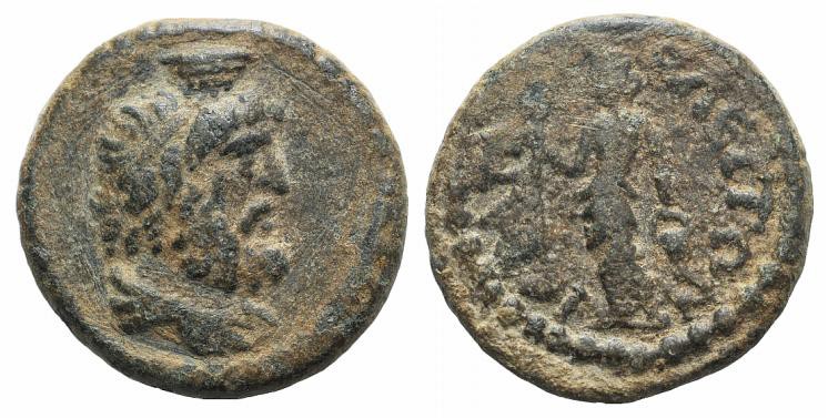 Phrygia, Hierapolis. Pseudo-autonomous issue, 2nd-early 3rd century AD. Æ (19mm,...