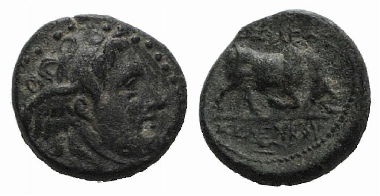 Seleukid Kings, Seleukos I (312-281 BC). Æ (13mm, 3.20g, 1h). Sardes, 282-1 BC. ...
