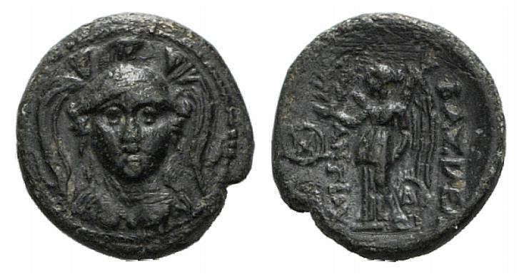Seleukid Kings, Antiochos I (281-261 BC). Æ (14mm, 2.88g, 12h). Smyrna or Sardes...