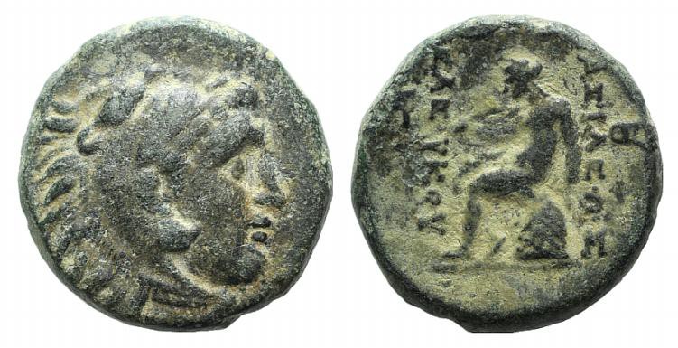 Seleukid Kings, Seleukos II (246-225 BC). Æ (15mm, 4.41g, 12h). Sardes, c. 246-2...