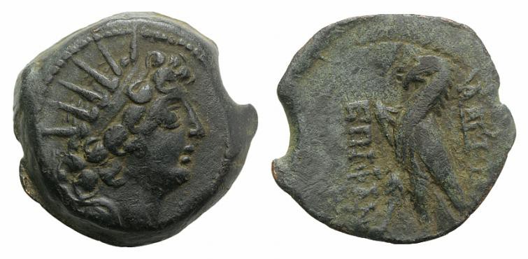 Seleukid Kings, Antiochos VIII (121/0-97/6 BC). Æ (19mm, 5.71g, 1h). Antioch. Ra...