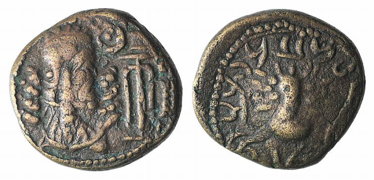 Kings of Elymais, Orodes II (c. AD 150-200). Æ Drachm (17mm, 4.87g, 12h). Bearde...