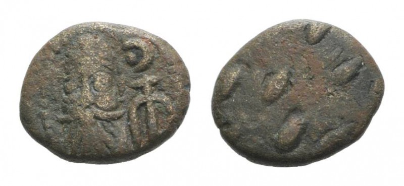 Kings of Elymais, Orodes II (c. AD 100-150). Æ Drachm (15mm, 3.68g). Facing bust...