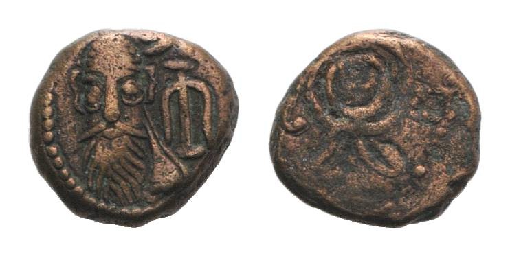 Kings of Elymais, Phraates (c. AD 100-150). Æ Drachm (12mm, 2.67g, 1h). Facing b...