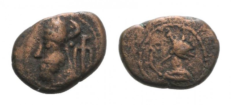 Kings of Elymais, Orodes III (c. 2nd century AD). Æ Drachm (15mm, 3.19g, 1h). Bu...