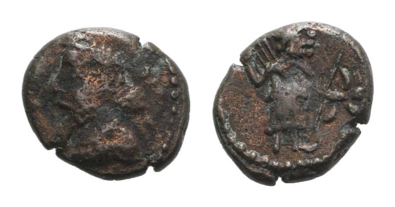 Kings of Elymais, “Prince A” (c. AD 200-250). Æ Unit (13.5mm, 2.98g, 1h). Diadem...