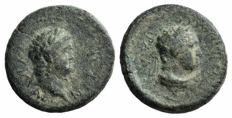 Nero (54-68). Lydia, Sardis. Æ (16mm, 2.85g, 6h). Ti. Cl. Mnaseas, strategos(?),...