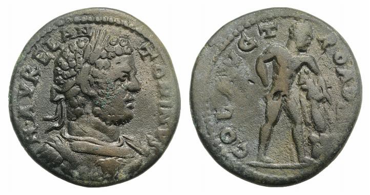 Caracalla (198-217). Troas, Alexandria. Æ (25mm, 7.22g, 6h). Laureate and cuiras...