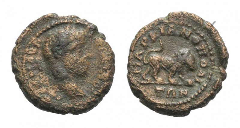 Elagabalus (218-222). Moesia Inferior, Marcianopolis. Æ (16mm, 3.63g, 6h). Laure...